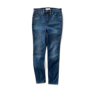 Madewell 10" High-Rise Skinny Jeans in Danny Wash: TENCEL™ Denim Edition Size 27